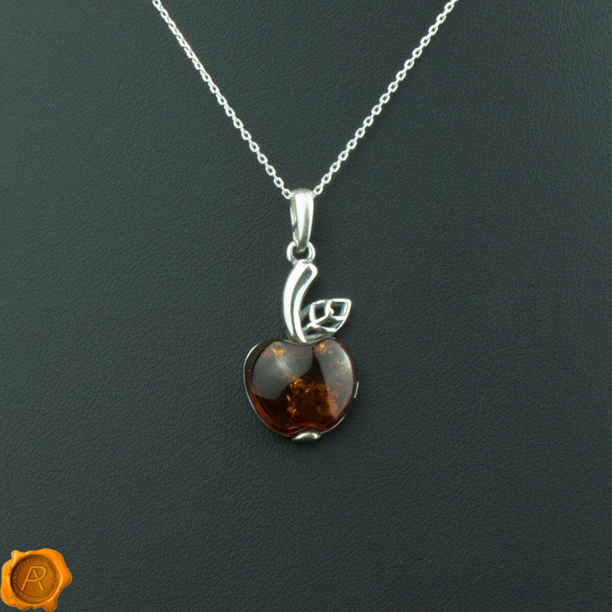 Amber Apple Pendant - Image 1