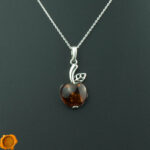 Amber Apple Pendant