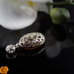 Reversible Large Amber Pendant - Image 2