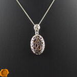 Reversible Large Amber Pendant - Image 8