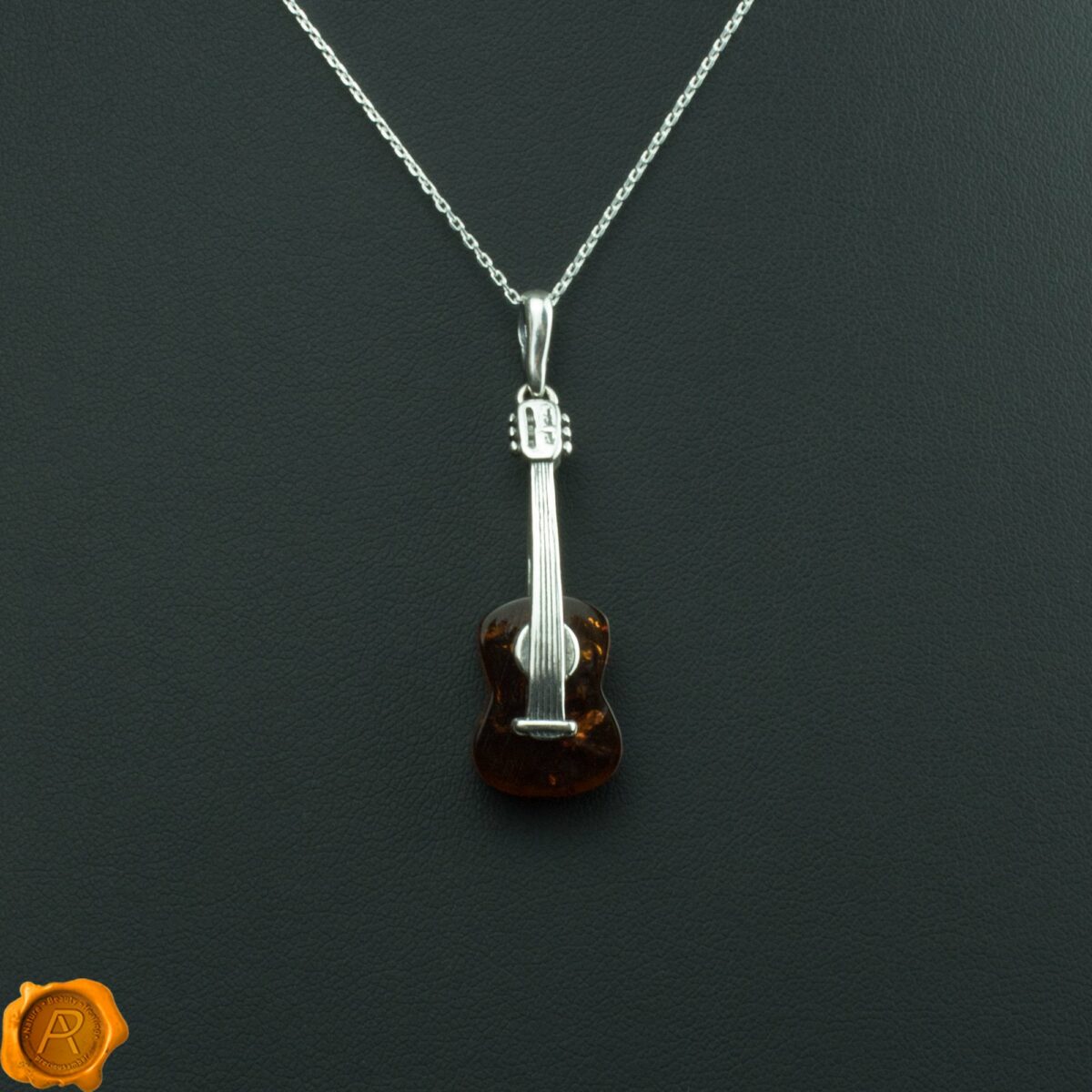 Amber Guitar Pendant - Image 4