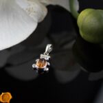 Teddy Cognac Amber Pendant - Image 2