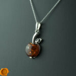 Amber Apple Pendant - Image 4