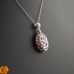 Reversible Large Amber Pendant - Image 6