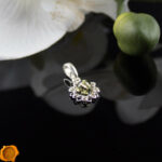 Dainty Green Amber Flower - Image 2