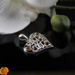 Amber Silver Heart - Image 3