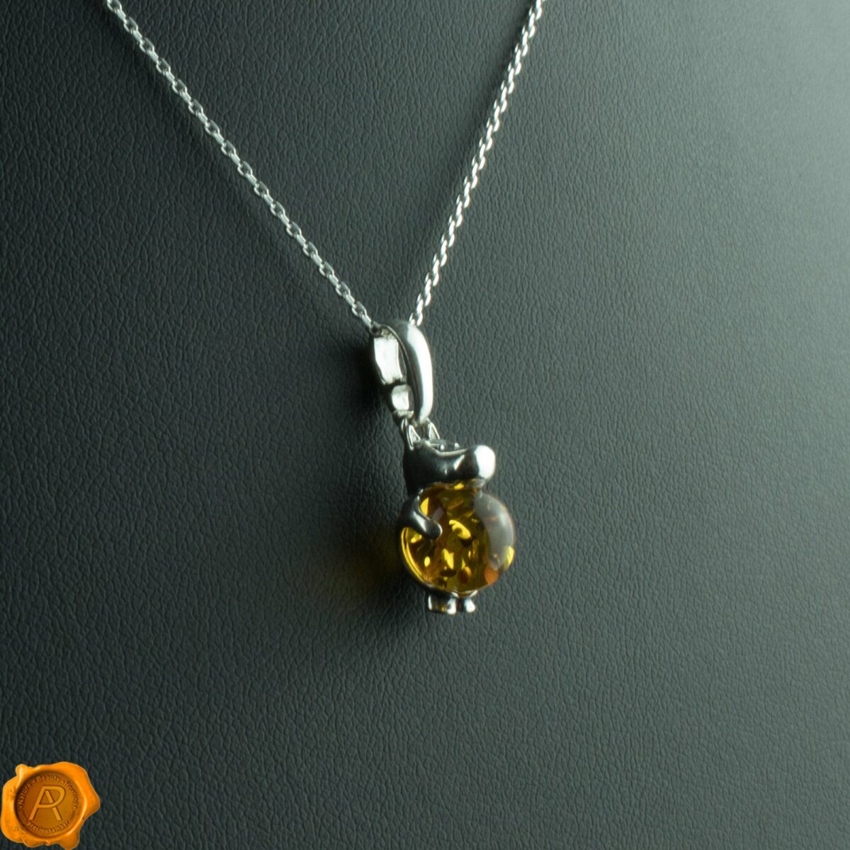 Hippopotamus Amber Pendant - Image 1