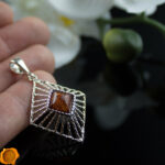 Geometric Amber Pendant - Image 5