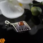 Geometric Amber Pendant - Image 2
