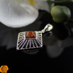 Geometric Amber Pendant - Image 4