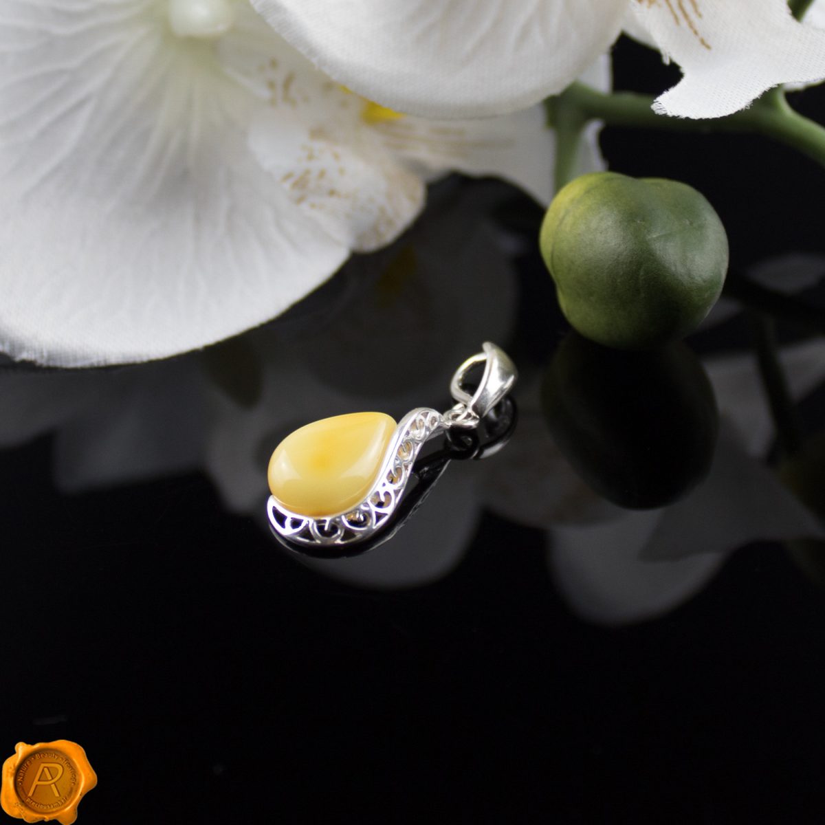 Butterscotch Amber Teardrop - Image 2
