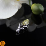 Celtic Green Amber Pendant - Image 2