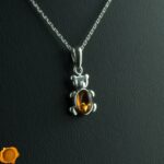 Teddy Cognac Amber Pendant