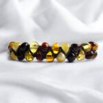 Adjustable Braided Amber Eco Bracelet - Image 4