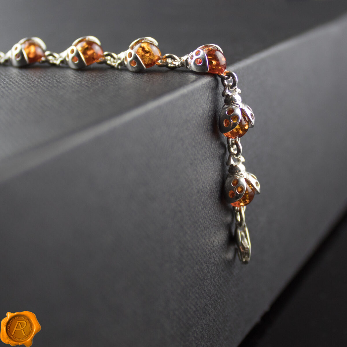 Ladybird Honey Amber Bracelet - Image 2