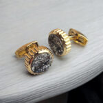 Rare Marble Amber Cufflinks - Image 2
