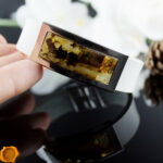 White Leather Amber Bracelet - Image 4