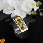 Amber Leather Bracelet - Image 2