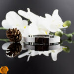 White Leather Amber Bracelet - Image 4