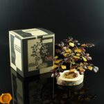 Handmade Amber Tree | 72 Leaves - Image 2