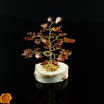 Handmade Amber Tree | 36 Leaves