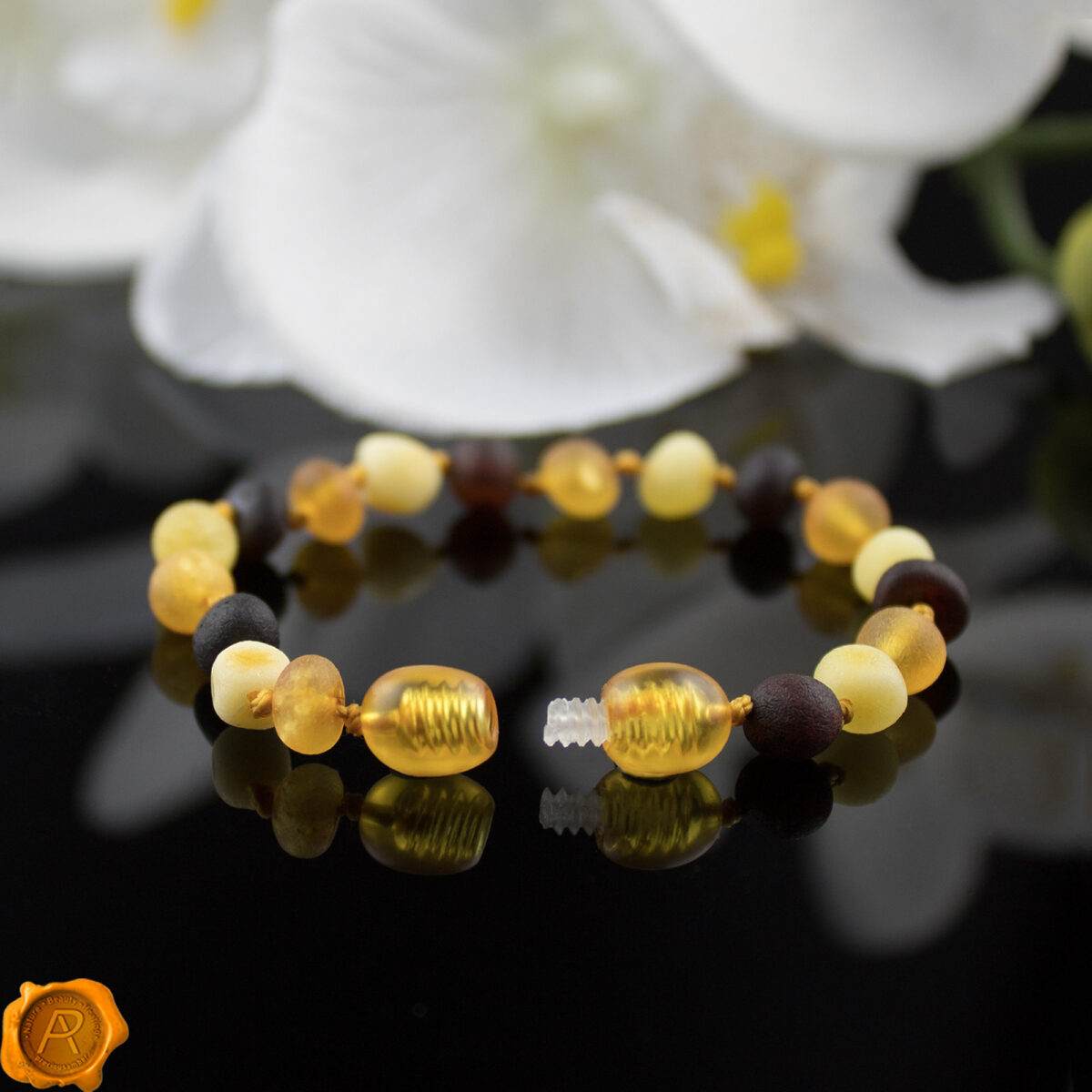 Amber Rainbow Bracelet Anklet - Image 2