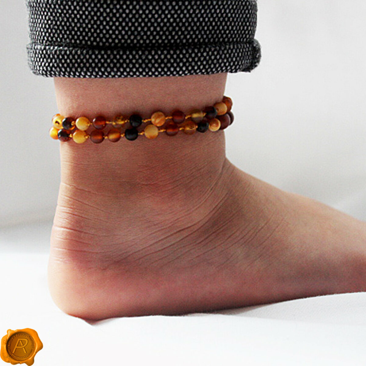 Cherry Amber Bracelet Anklet - Image 4