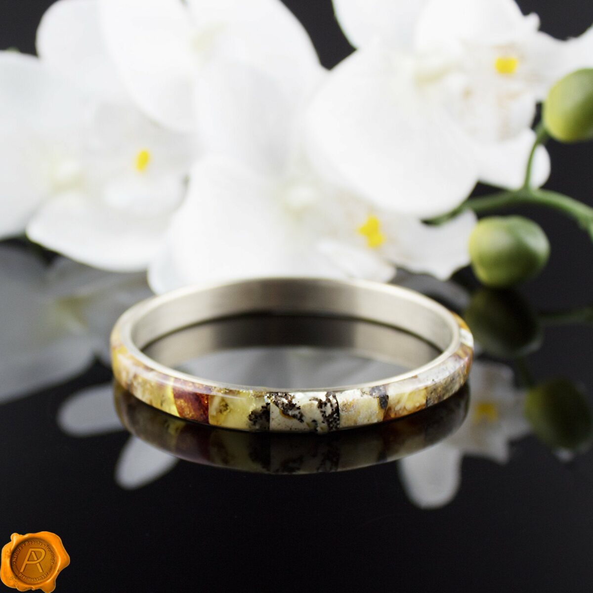 Amber Bangle Bracelet Amber Bangle Bracelet - Image 2