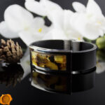Amber Leather Bracelet - Image 4