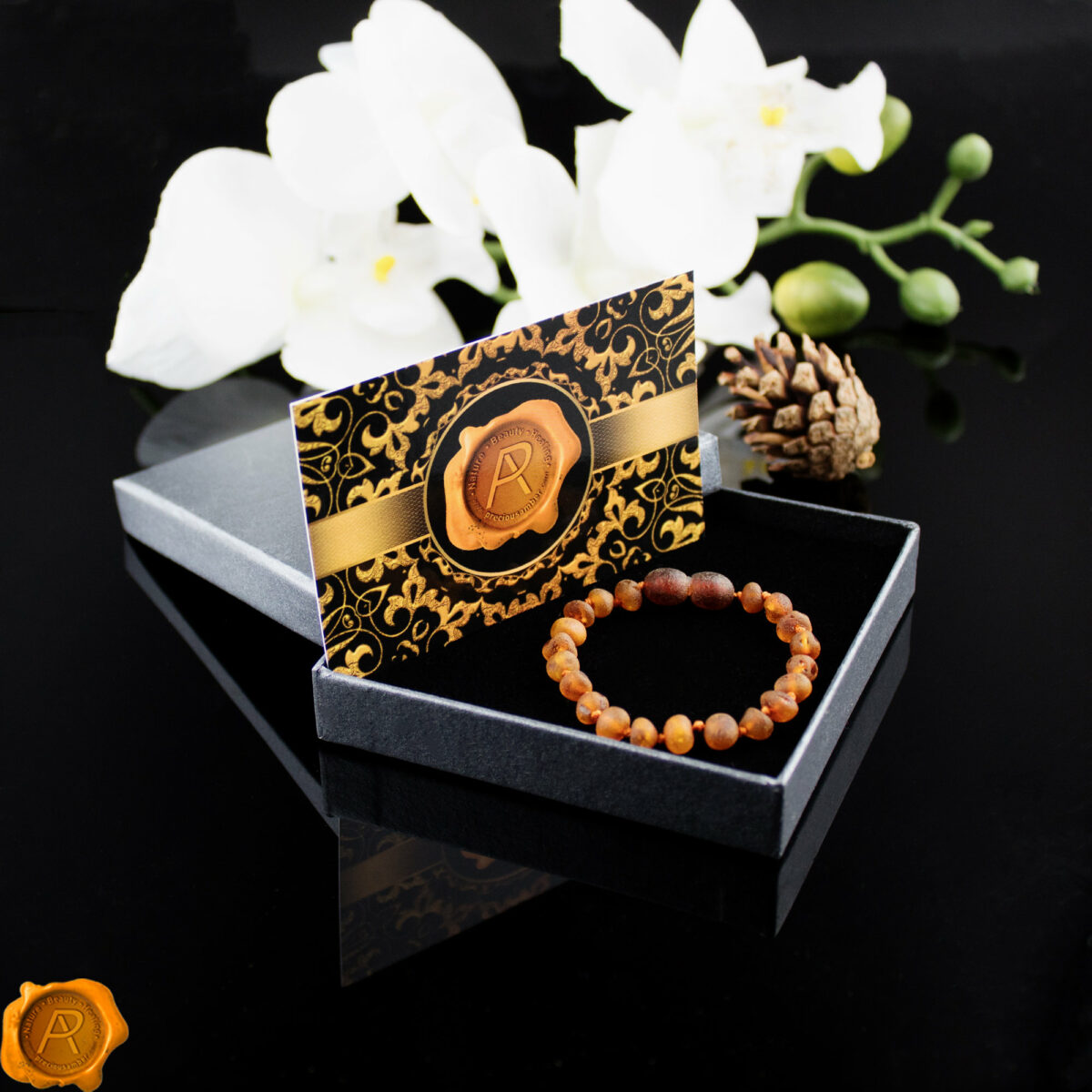 Honey Amber Necklace - Image 2
