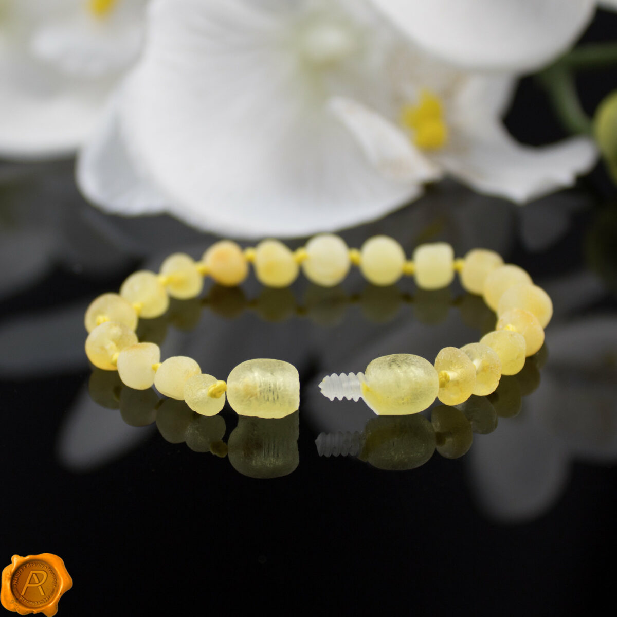Lemon Amber Bracelet Anklet - Image 4