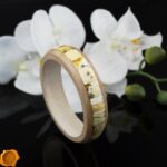 Amber Wood Bangle
