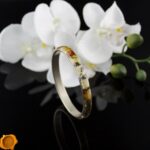 Amber Bangle Bracelet