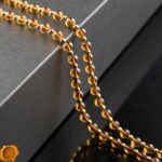 Amber Gold Pendant Necklace - Image 5