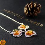 Amber Heart Necklace - Image 3