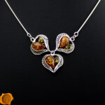 Amber Heart Necklace - Image 2