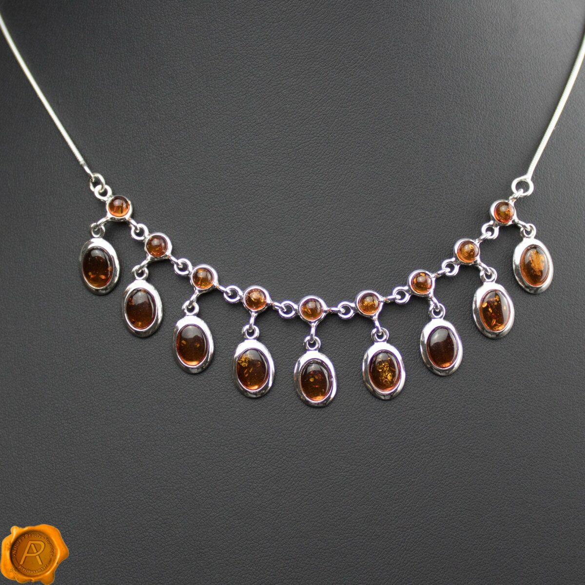 Amber Charm Necklace - Image 2