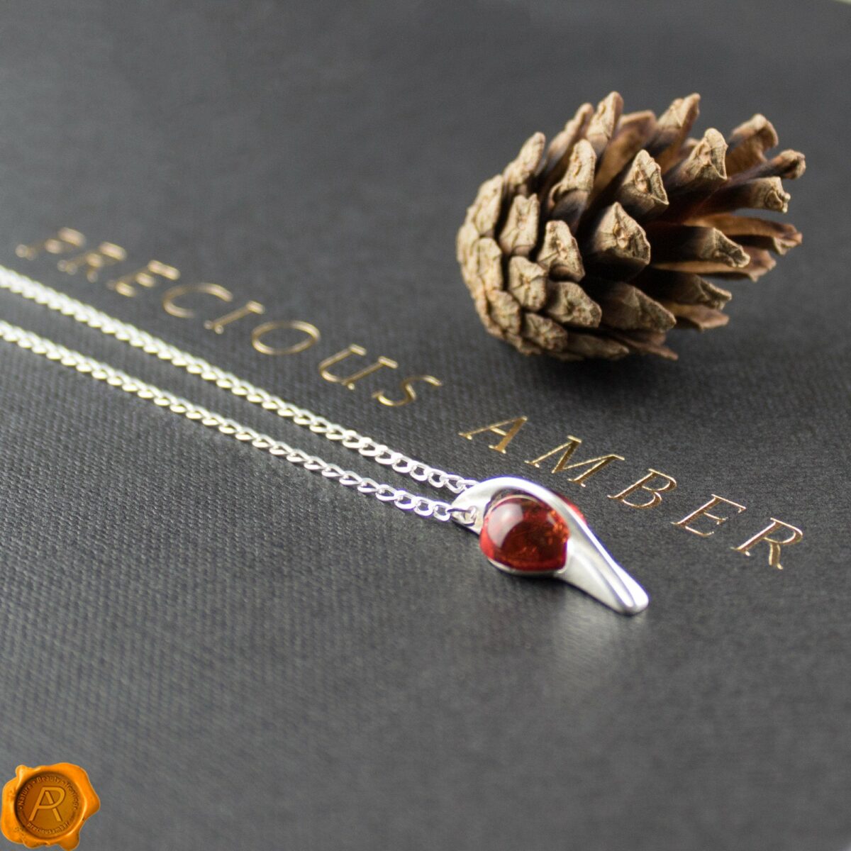 Dainty Amber Pendant - Image 3