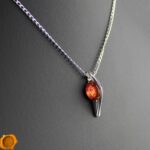 Dainty Amber Pendant