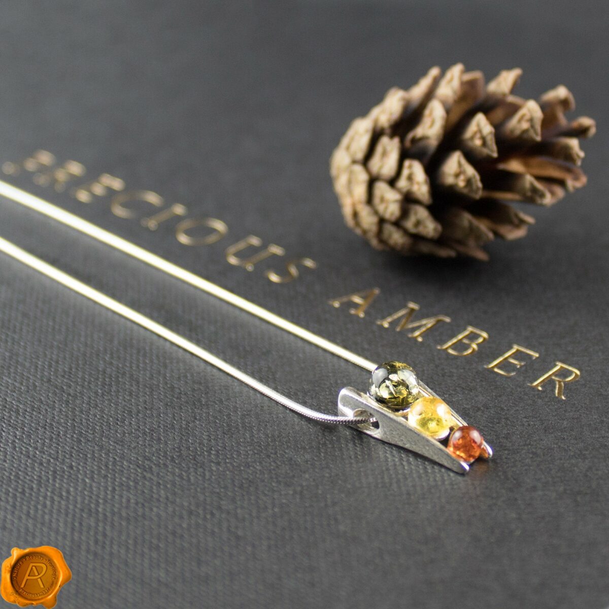Multicolour Amber Pendant - Image 2