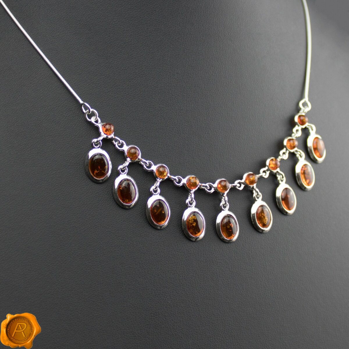 Amber Charm Necklace - Image 1