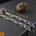 Cherry Amber Silver Necklace - Image 4