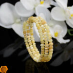 Raw White Amber Bracelet - Image 2