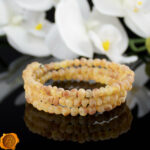 Raw Orange Amber Bracelet