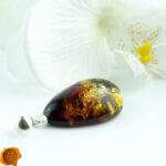 Gradient Amber Teardrop