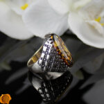 Hand Carved Desert Camel Cameo Ring - Image 2