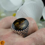 Hand Carved Desert Camel Cameo Ring - Image 5