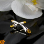 Elegant Green Amber Cross - Image 2