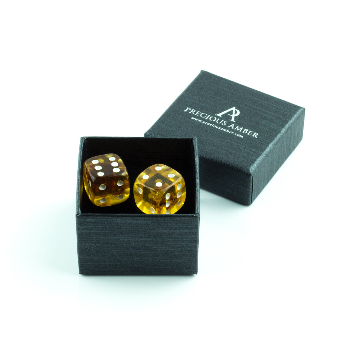 Amber Dice 14 x 14mm - Image 5