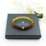 Amber Rainbow Gold Bracelet - Image 6